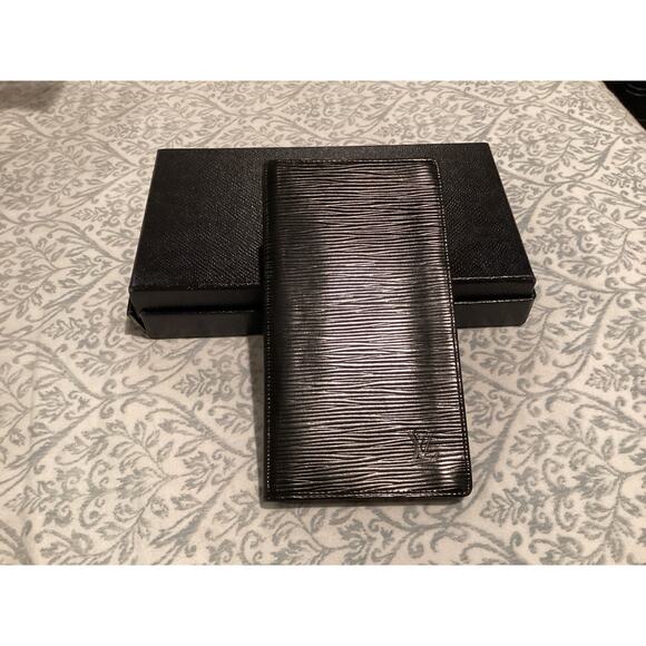 Louis Vuitton black epi long wallet bifold - Picture 1 of 7